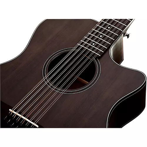 Schecter Guitar Research Orleans Studio 12-String Acoustic Guitar See-Thru Black - musicians--Friend