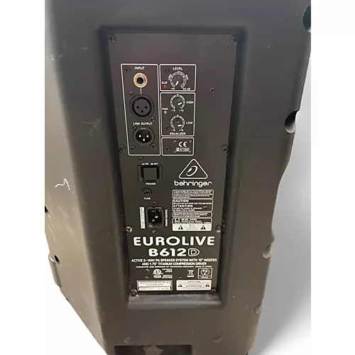 Used Behringer EUROLIVE B612D Powered Speaker - musicians--Friend