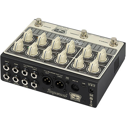 Tone King Imperial Preamp Effects Pedal Cream and Black - musicians--Friend