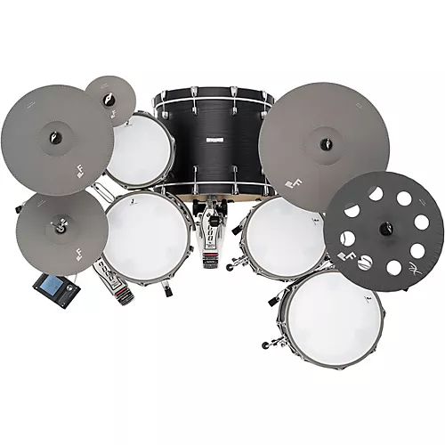 EFNOTE 7X Acoustic Designed Electronic Drum Set Black Oak Wrap - musicians--Friend