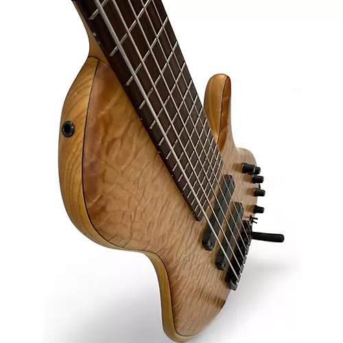 Used 2006 Elrick Platinum Hybrid Evolution Natural Quilted Maple Electric Bass Guitar Natural Quilted Maple - musicians--Friend