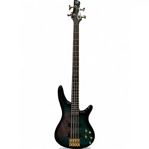 Used 2023 Ibanez SR4000E TROPICAL SEAFLOOR BURST Electric Bass Guitar TROPICAL SEAFLOOR BURST - musicians--Friend