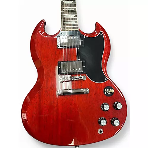 Used Gibson SG Standard 61 Reissue Cherry Solid Body Electric Guitar Cherry - musicians--Friend