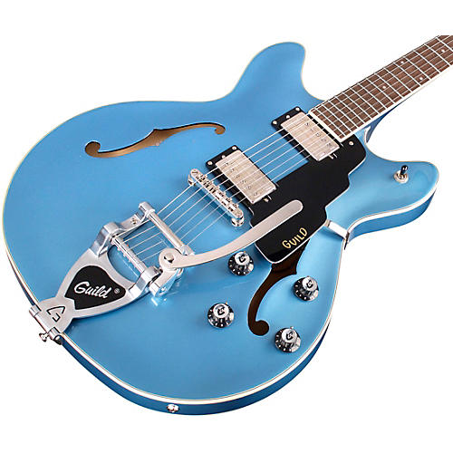 Guild Starfire I DC With Guild Vibrato Tailpiece Semi-Hollow Electric Guitar California Burst - musicians--Friend
