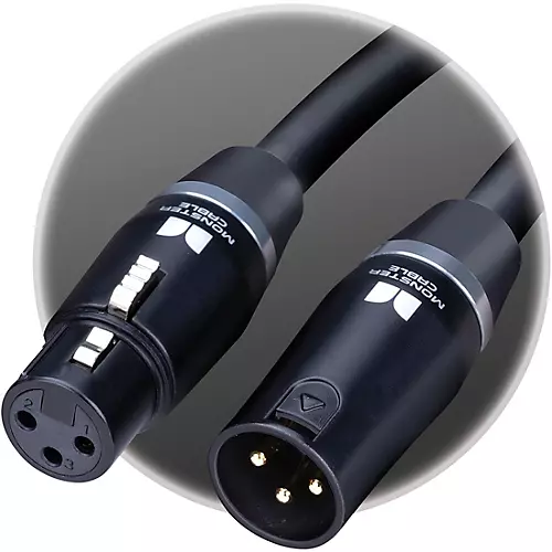 Monster Cable Prolink Studio Pro 2000 Microphone Cable 30 ft. Black - musicians--Friend