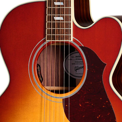 Gibson Parlor Rosewood EC Acoustic-Electric Guitar Rosewood Burst - musicians--Friend