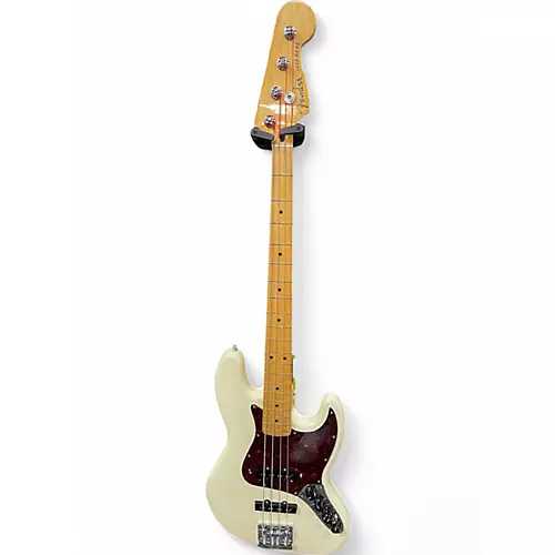 Used Fender Player Plus Active Jazz Bass Olympic Pearl Electric Bass Guitar Olympic Pearl - musicians--Friend