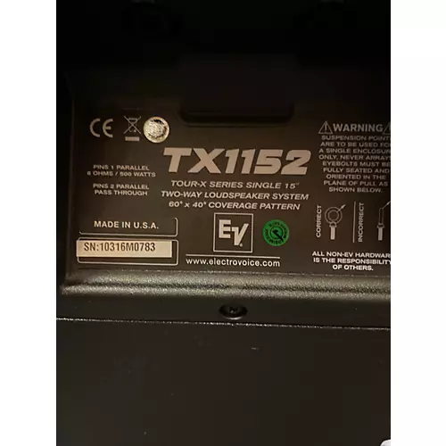 Used Electro-Voice TX1152 Tour X 15