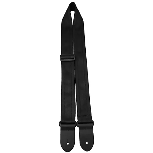 Road Runner Padded Seatbelt Webbing Guitar Strap Black 2 in. - musicians--Friend