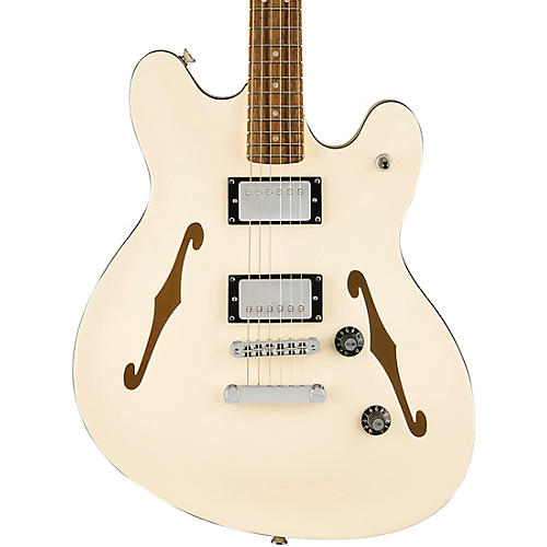 Squier Affinity Series Starcaster Deluxe Electric Guitar Olympic White - musicians--Friend