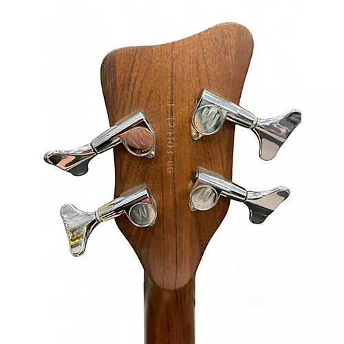 Used 2020 Warwick Pro Series Standard Corvette 4 String Fretless Natural  Electric Bass Guitar Natural - musicians--Friend