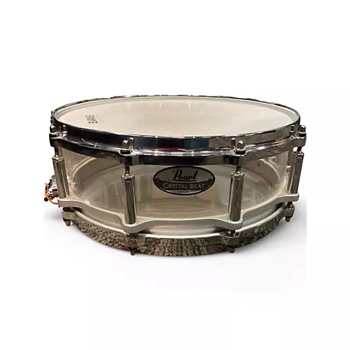 Used Pearl 14in Crystal Beat  Clear Drum Clear 33 - musicians--Friend