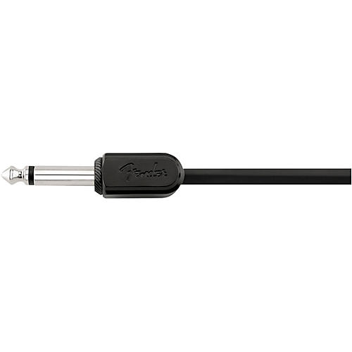 Fender Blockchain Straight to Angle Patch Cables, 3-Pack 16 in. Black - musicians--Friend