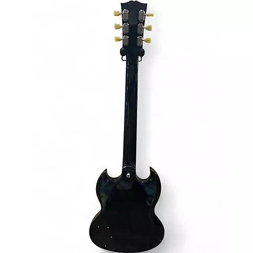 Used Gibson SG Black Solid Body Electric Guitar Black - musicians--Friend