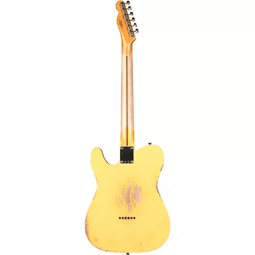 Fender Custom Shop 1952 Telecaster Heavy Relic Limited Edition Electric Guitar Nocaster Blonde - musicians--Friend
