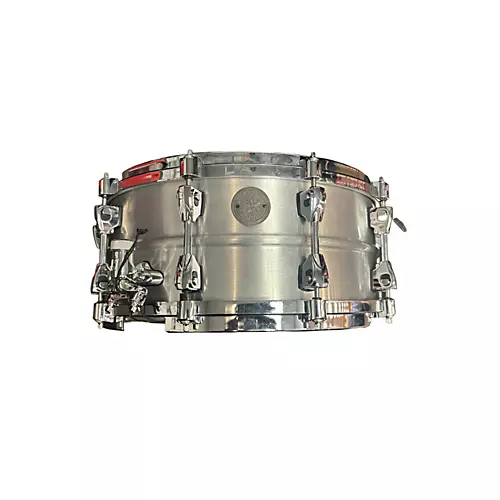 Used TAMA 14X6 Starphonic Snare Drum MATTE ALUMINUM MATTE ALUMINUM 212 - musicians--Friend