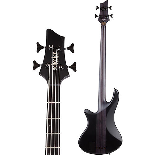 Schecter Guitar Research Stiletto-4 Stealth Pro EX Satin Black - musicians--Friend