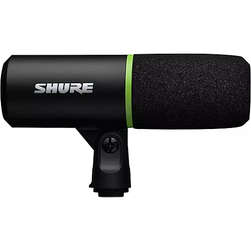 Shure MV6 USB Speech Microphone, Black - musicians--Friend