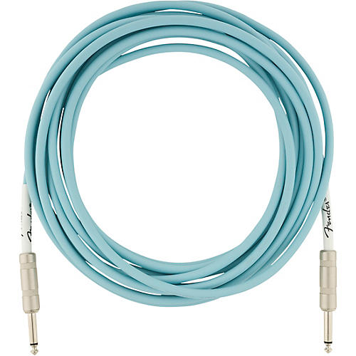 Fender Original Series Straight to Straight Instrument Cable 15 ft. Surf Green - musicians--Friend