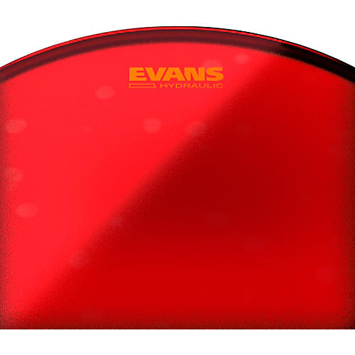 Evans Red Hydraulic Snare Batter Head 13 in. Red - musicians--Friend