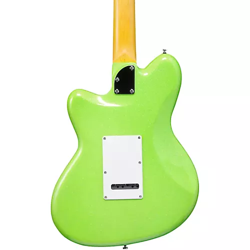 Ibanez Yvette Young YY10 Signature Electric Guitar Slime Green Sparkle - musicians--Friend