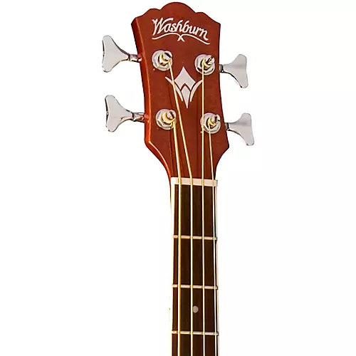 Washburn AB5 Cutaway Acoustic Electric Bass Guitar Natural - musicians--Friend