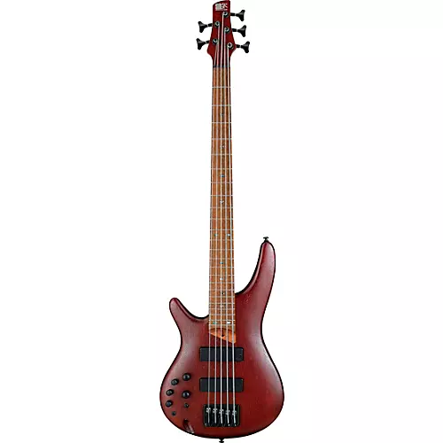 Ibanez SR505EL Left-Handed 5-String Electric Bass Brown Mahogany - musicians--Friend