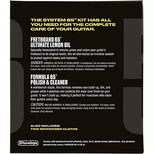 Dunlop Body and Fingerboard Cleaning Kit - musicians--Friend
