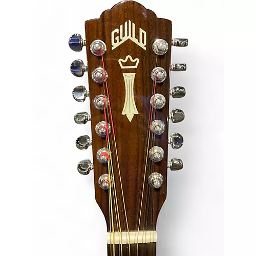 Used Guild Gad Series F-1512 Natural 12 String Acoustic Guitar Natural - musicians--Friend