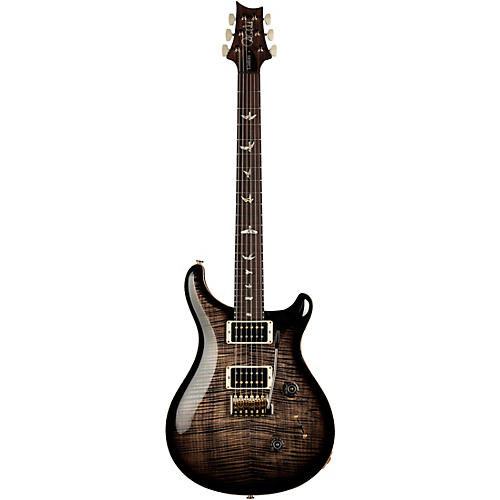 PRS Custom 24 10-Top Electric Guitar Black Gold Wraparound Burst - musicians--Friend