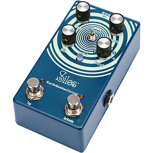 EarthQuaker Devices Silos Multi-Generational Time Reflection Device Delay Effects Pedal Ocean Blue - musicians--Friend