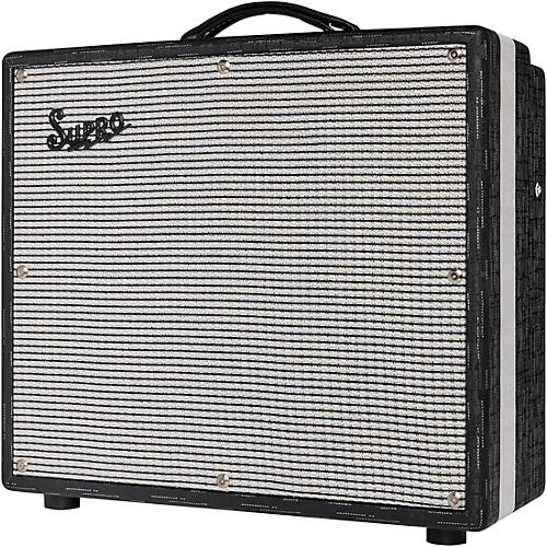 Supro Tyler Bryant Black Magick Reverb 35W 1x12 Tube Guitar Combo Amp Black Scandia - musicians--Friend