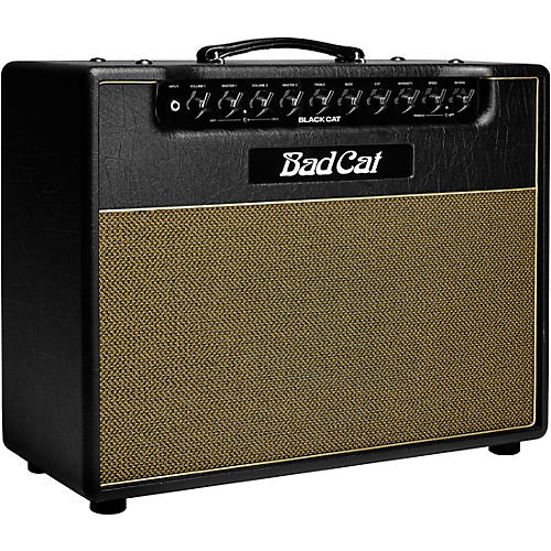 Bad Cat Black Cat 1x12 20W Tube Guitar Combo Amp Black - musicians--Friend