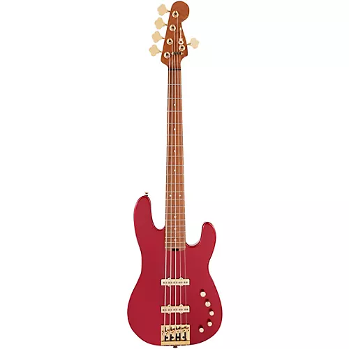 Charvel Pro-Mod San Dimas Bass JJ V Candy Apple Red - musicians--Friend