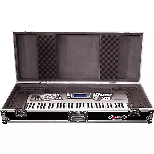 Odyssey Flight Zone: Keyboard case for 61 note keyboards with wheels - musicians--Friend