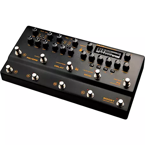 NUX TRIDENT NME-5 Guitar Processor With Amps, IR Loader, FX and Phrase Looper Black - musicians--Friend