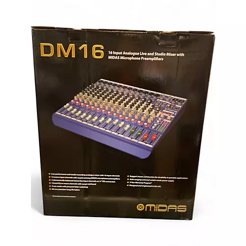 Used Midas DM16 Unpowered Mixer - musicians--Friend