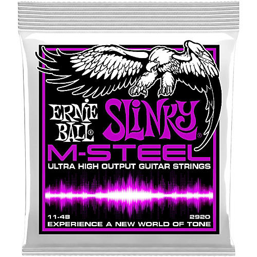 Ernie Ball 2920 M-Steel Power Slinky Electric Guitar Strings - musicians--Friend