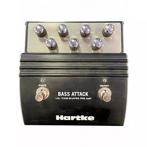 Used Hartke BASS ATTACK VXL TONE-SHAPER PRE AMP Bass Effect Pedal - musicians--Friend