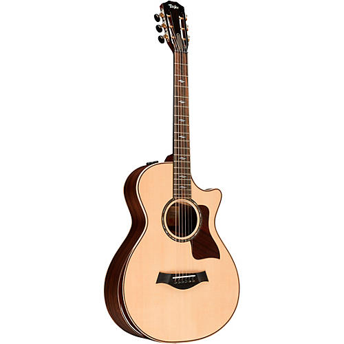 Taylor 812ce 12-Fret V-Class Grand Concert Acoustic-Electric Guitar Natural - musicians--Friend