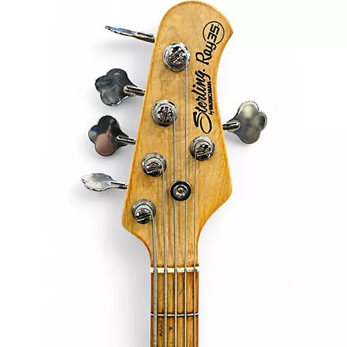 Used Sterling by Music Man Ray 35 Natural Electric Bass Guitar Natural - musicians--Friend