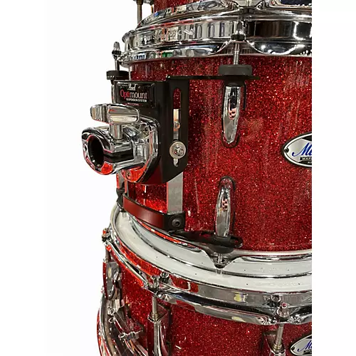 Used Pearl 5 Piece MASTERS MAPLE COMPLETE BURNT COPPER Drum Kit BURNT COPPER - musicians--Friend