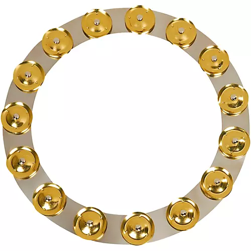 LP Tambo-Ring - Stainless Steel With Brass Jingles 6 in. - musicians--Friend