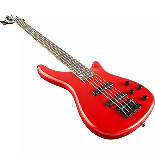 Rogue LX205B 5-String Series III Electric Bass Guitar Candy Apple Red - musicians--Friend