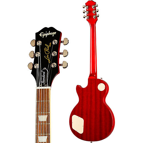 Epiphone Les Paul Standard '60s Quilt Top Limited-Edition Electric Guitar Faded Cherry Sunburst - musicians--Friend