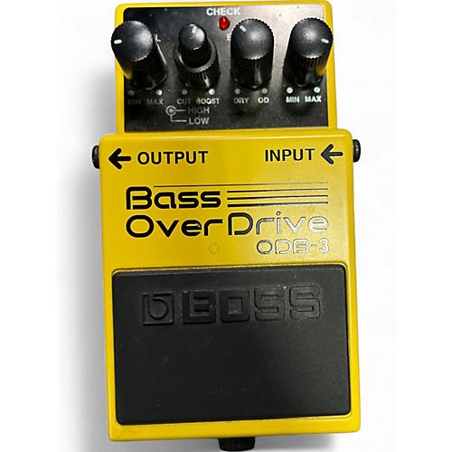 Used BOSS ODB3 Bass Overdrive Bass Effect Pedal - musicians--Friend