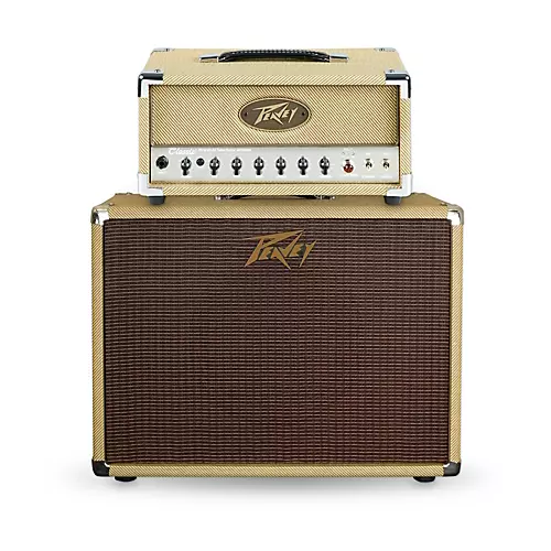Peavey Classic 20 Micro 20W Tube Guitar Amp Head with 60W 1x12 Guitar Speaker Cabinet - musicians--Friend