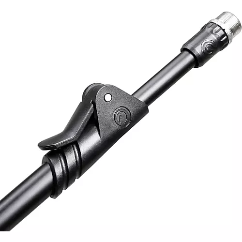 Gravity Stands Microphone Stand With Folding Tripod Base And 2-Point Adjustment Telescoping Boom Short - musicians--Friend