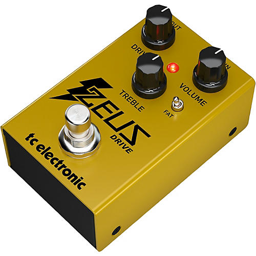 TC Electronic Zeus Drive Overdrive Effects Pedal Gold - musicians--Friend