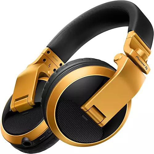 Pioneer DJ HDJ-X5BT Over-Ear DJ Headphones With Bluetooth Gold - musicians--Friend